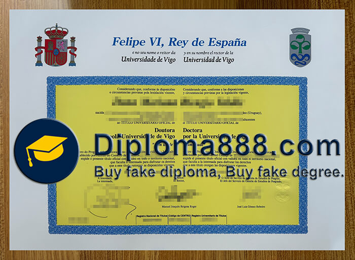 Universidade de Vigo diploma