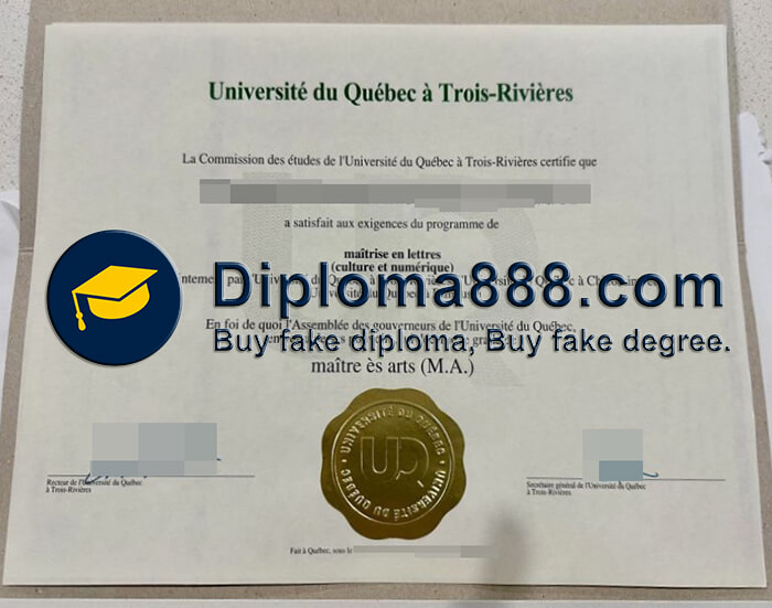 Université du Québec à Trois Rivières diploma