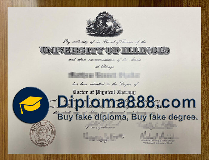 University of Illinois Chicago diploma