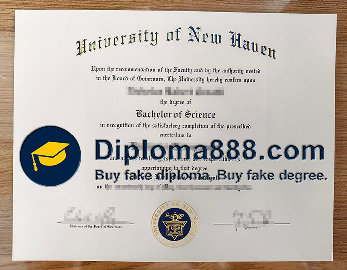 University of New Haven diploma