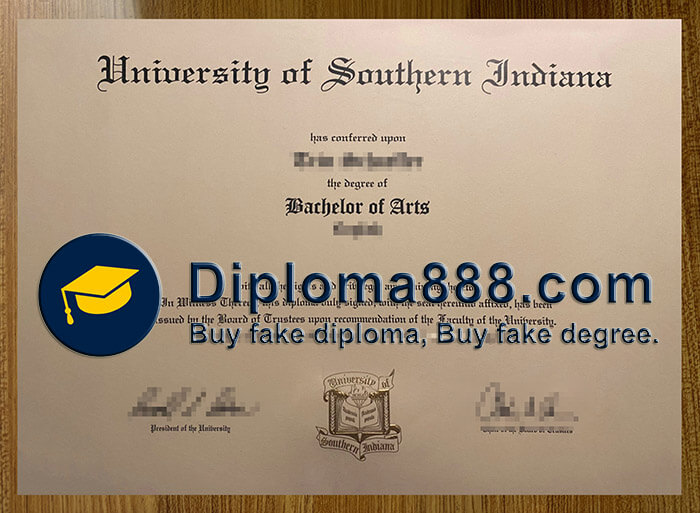 University of Southeastern Indiana diploma