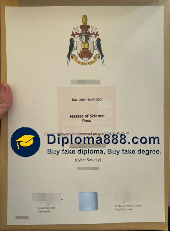 University of Staffordshire diploma