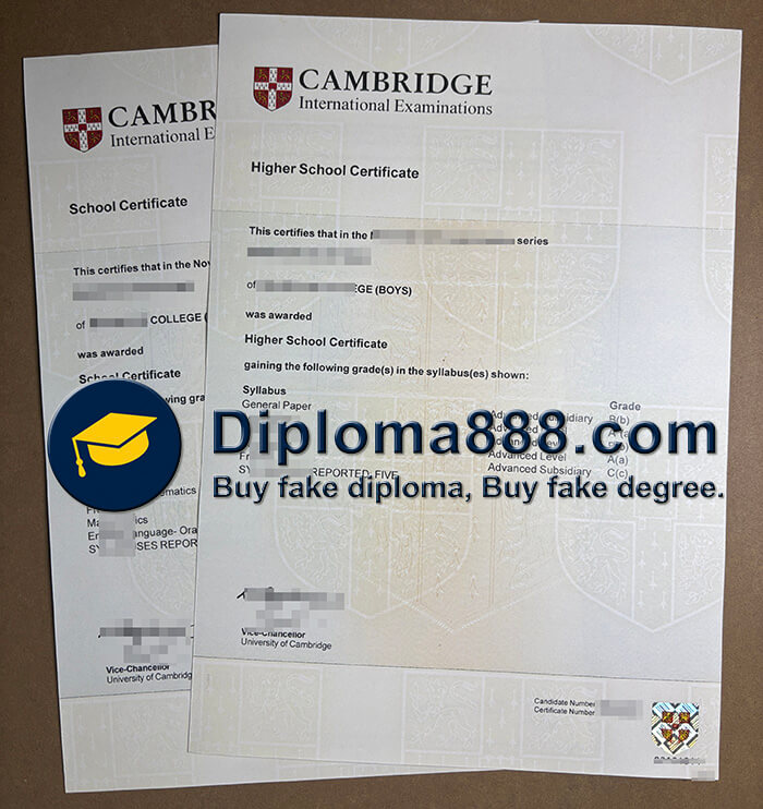 Cambridge Higher School Certificate