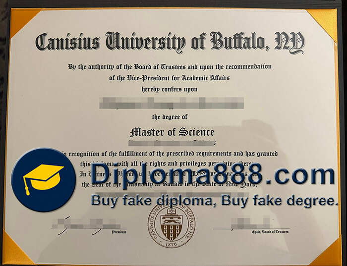 Canisius University diploma
