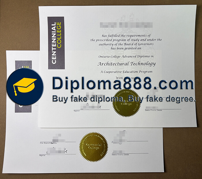 Centennial College diploma