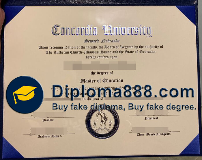 Concordia University diploma