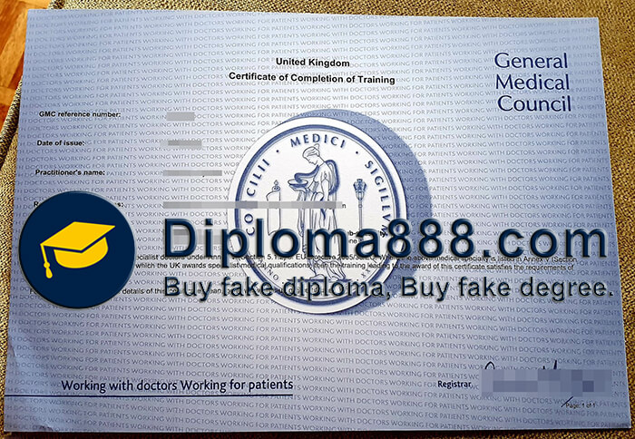 General Medical Council diploma