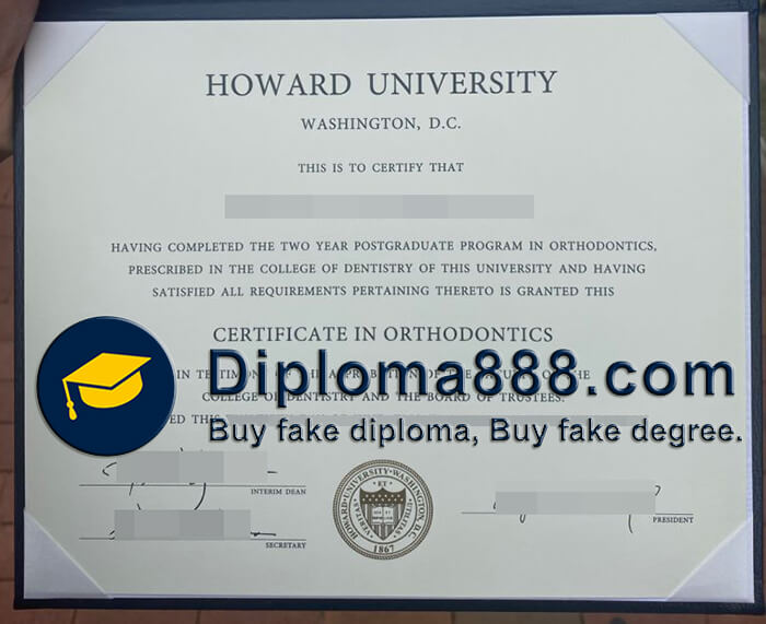 Howard University diploma