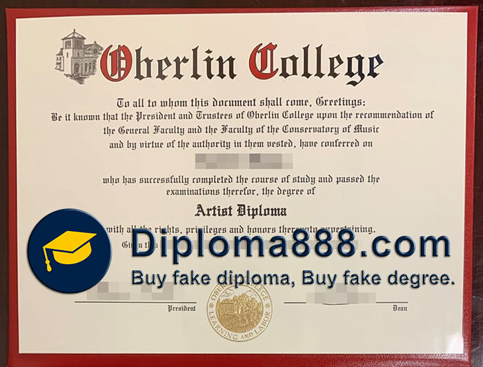 Oberlin College degree