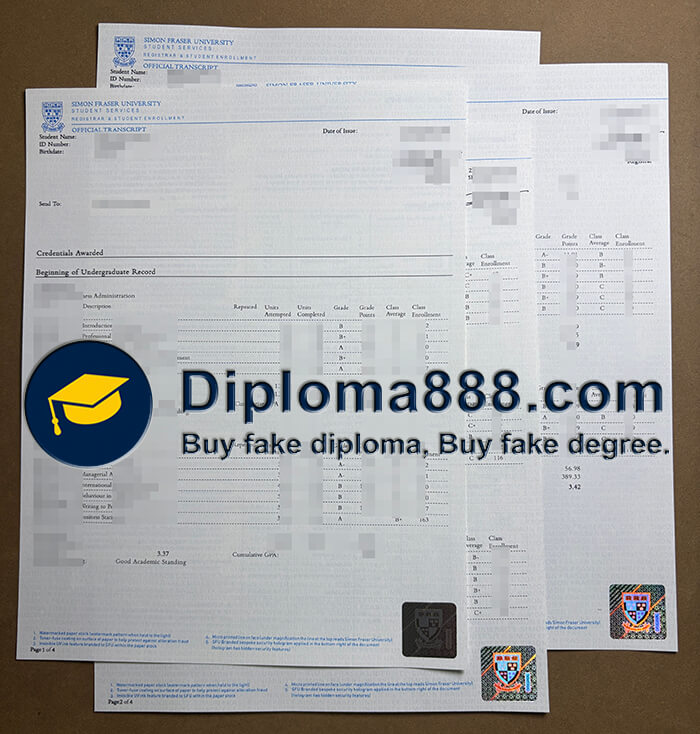 Simon Fraser University degree