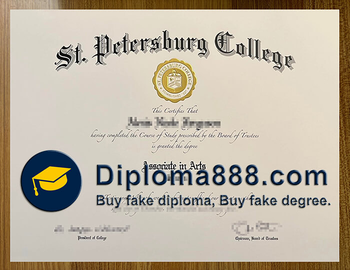 St Petersburg College dipoma