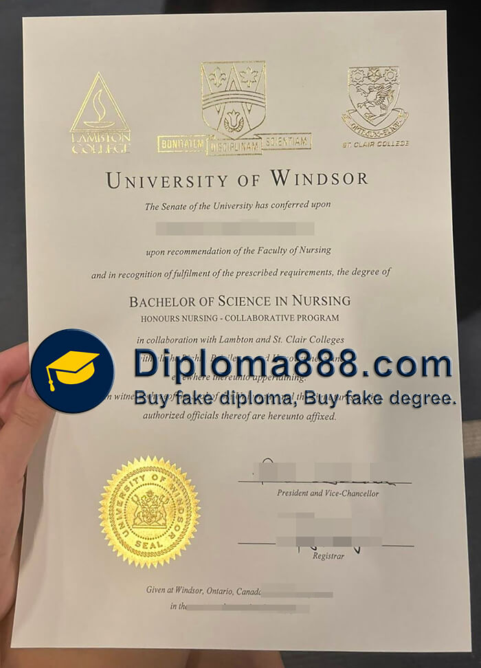 University of Windsor diploma