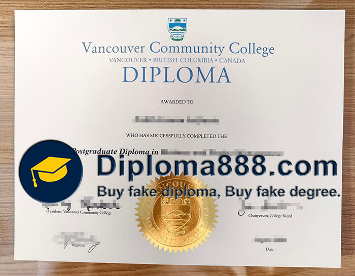 Vancouver Community College diploma