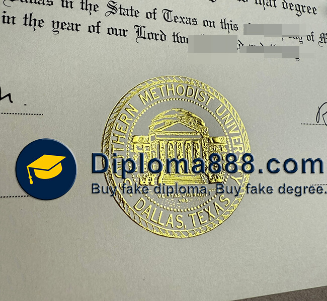 Southern Methodist University diploma