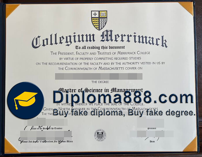 Collegium Merrimack diploma