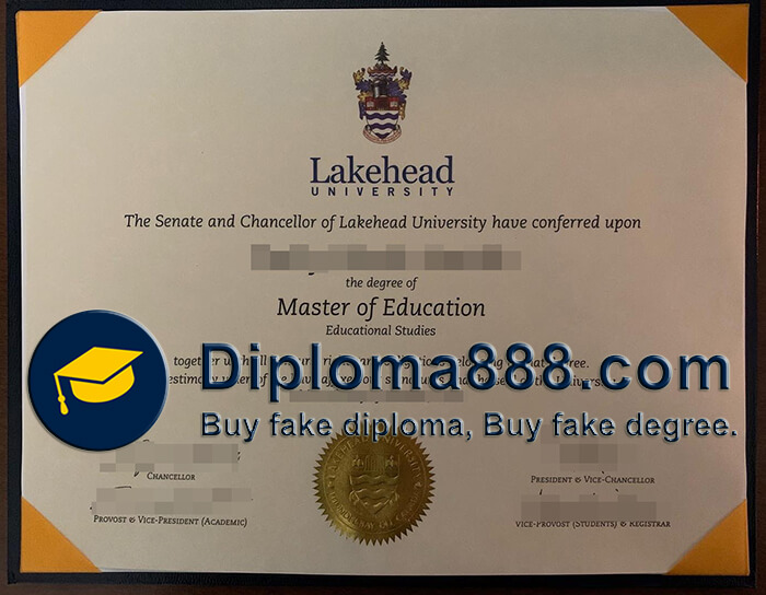 Lakehead University diploma