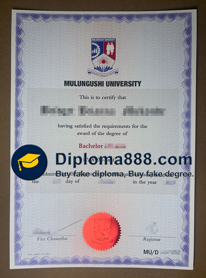 Mulungushi University diploma