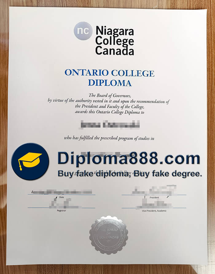 Niagara College diploma