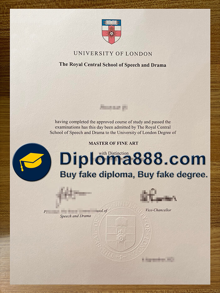 Royal Central School of Speech and Drama diploma