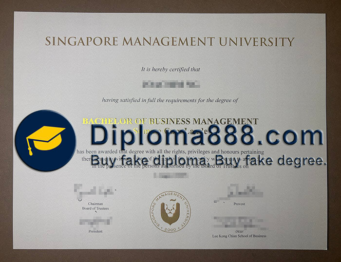 Singapore Management University diploma