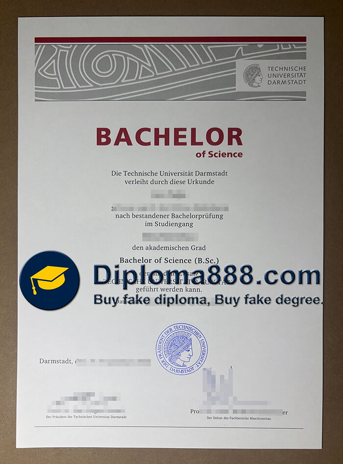 Technische Universität Darmstadt Zeugnis