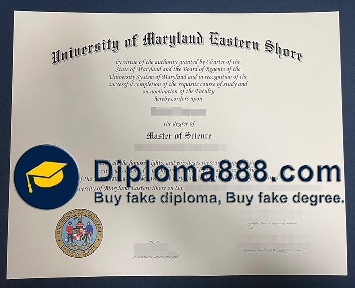 University of Maryland Eastern Shore diploma