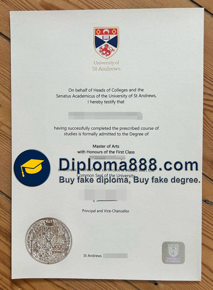 University of St Andrews degree
