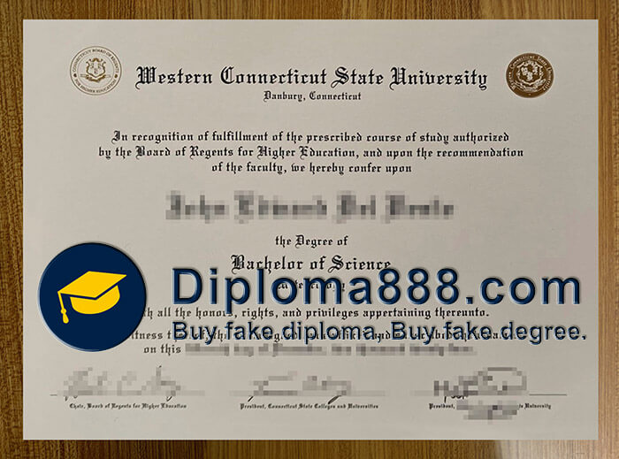 Western Connecticut State University diploma