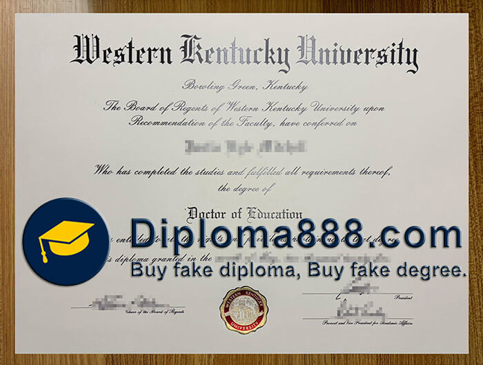 Western Kentucky University diploma