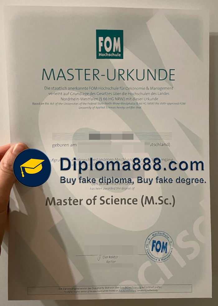 FOM Hochschule degree