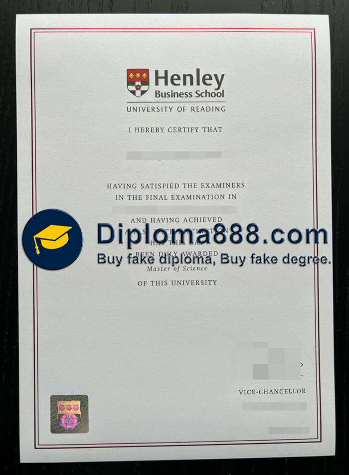 Henley Business School diploma