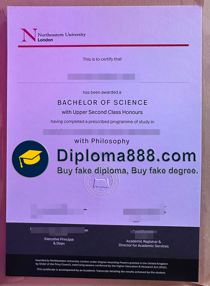 Northeastern University London diploma