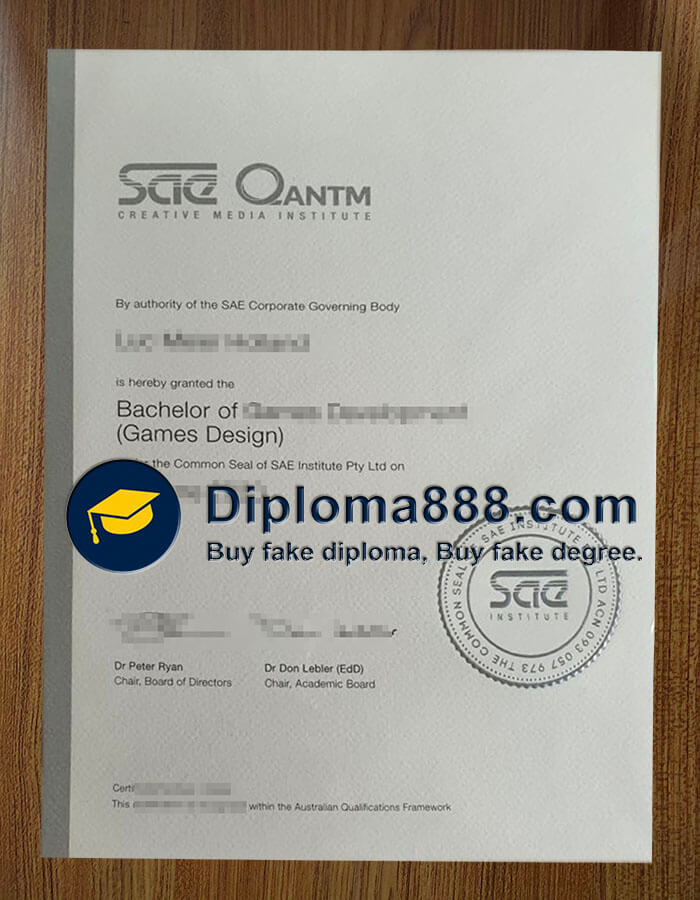 Sae Institute diploma