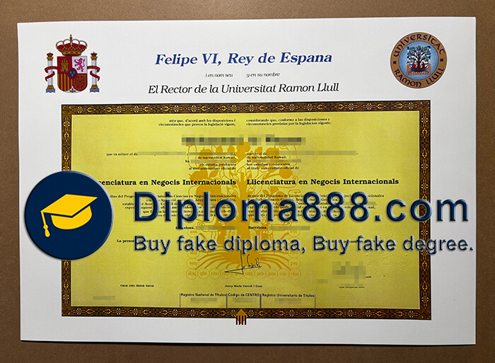 Universitat Ramon Llull degree