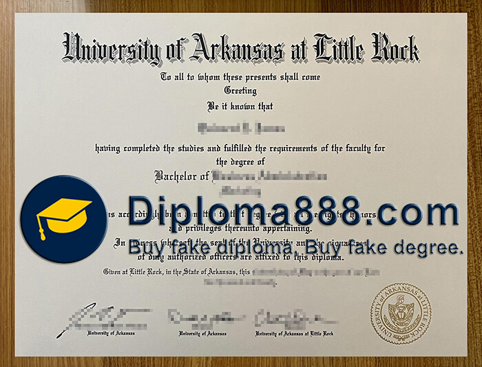 University of Arkansas at Little Rock diploma