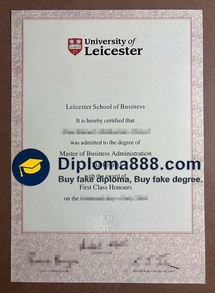University of Leicester degree