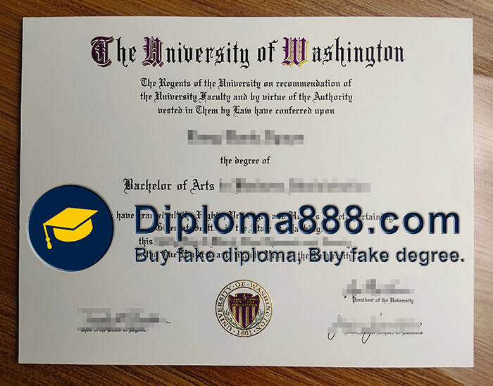 University of Washington diploma