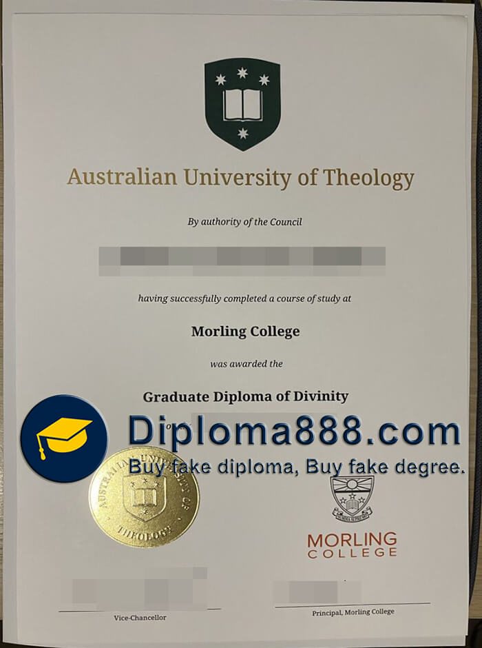 Australian University of Theology degree