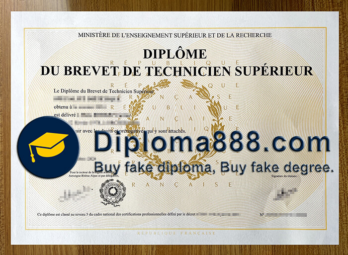 Brevet de Technicien Superieur degree