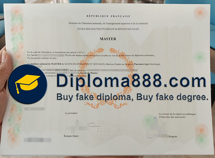 École des hautes études en sciences sociales diploma