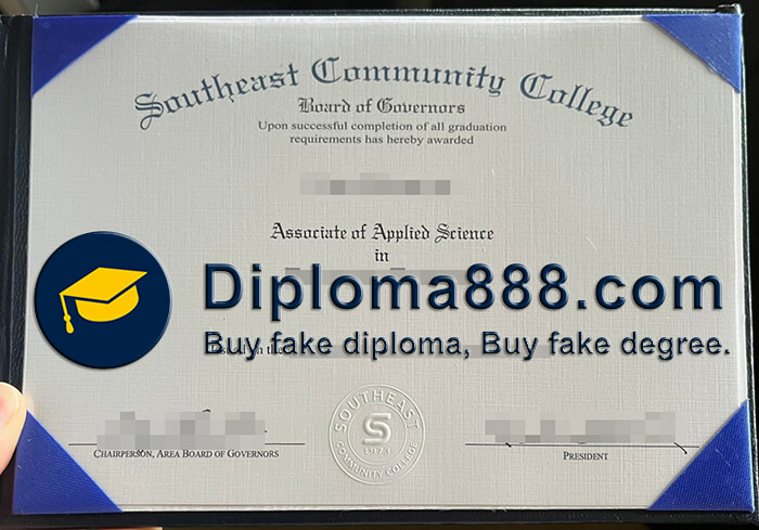 Southeast Community College diploma
