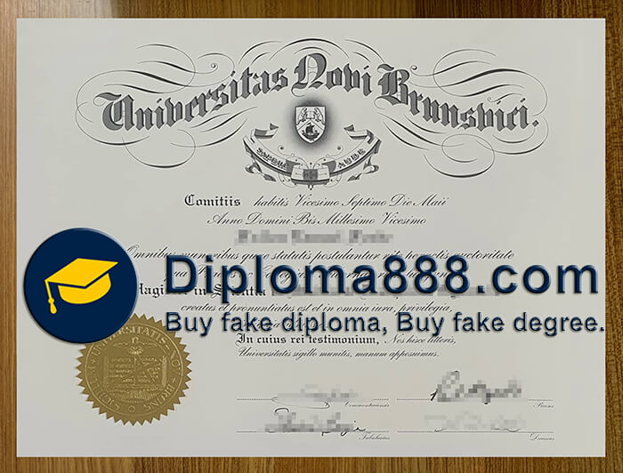 Universitas Novi Brunswick diploma