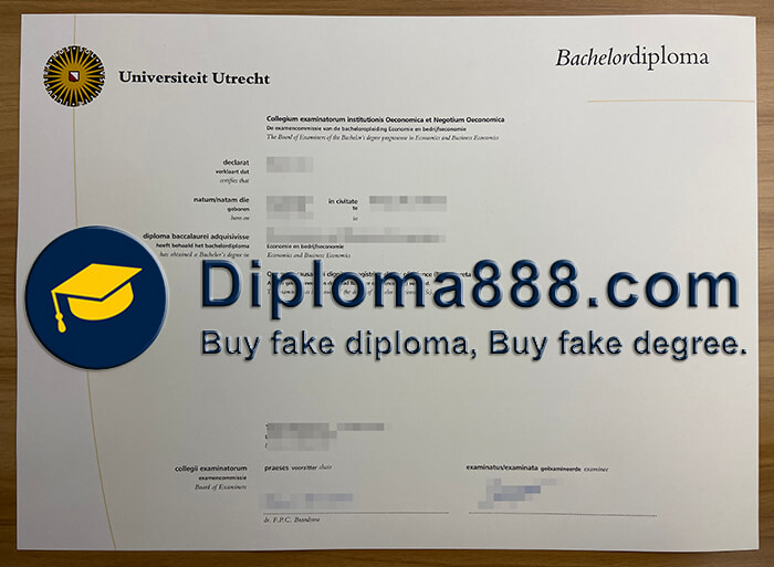 Universiteit Utrecht diploma