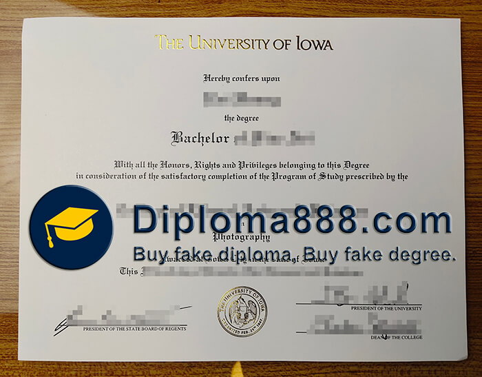 University of Iowa diploma