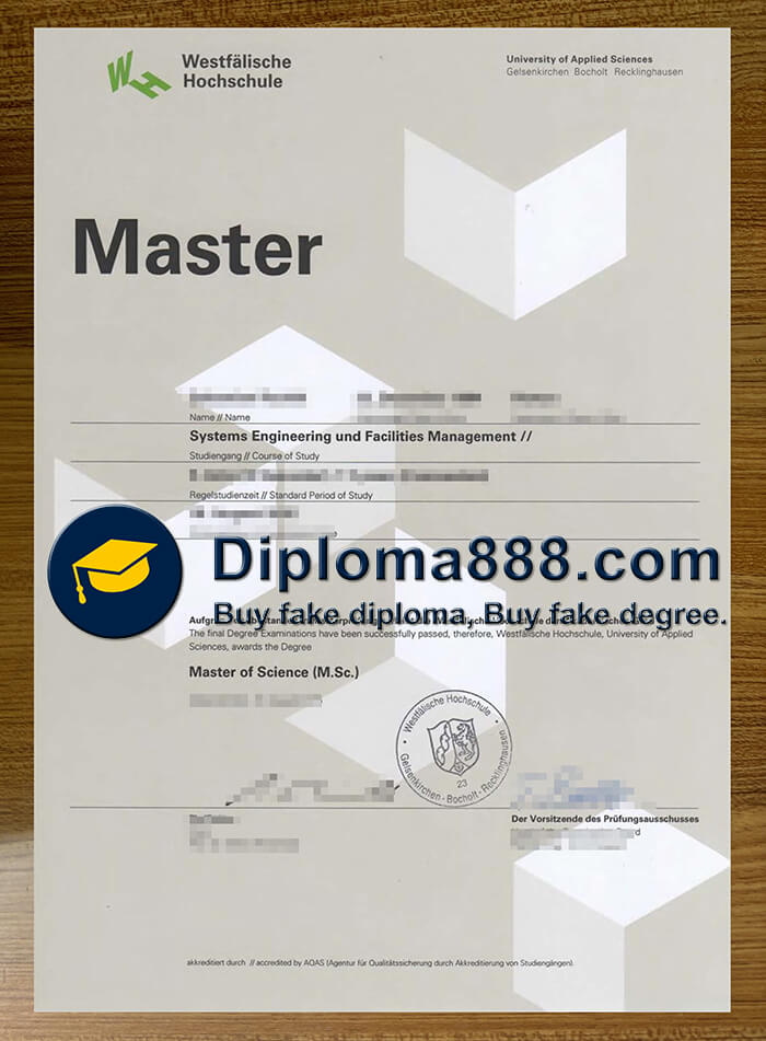 Westfälische Hochschule degree