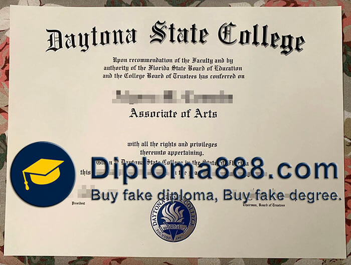 Daytona State College diploma