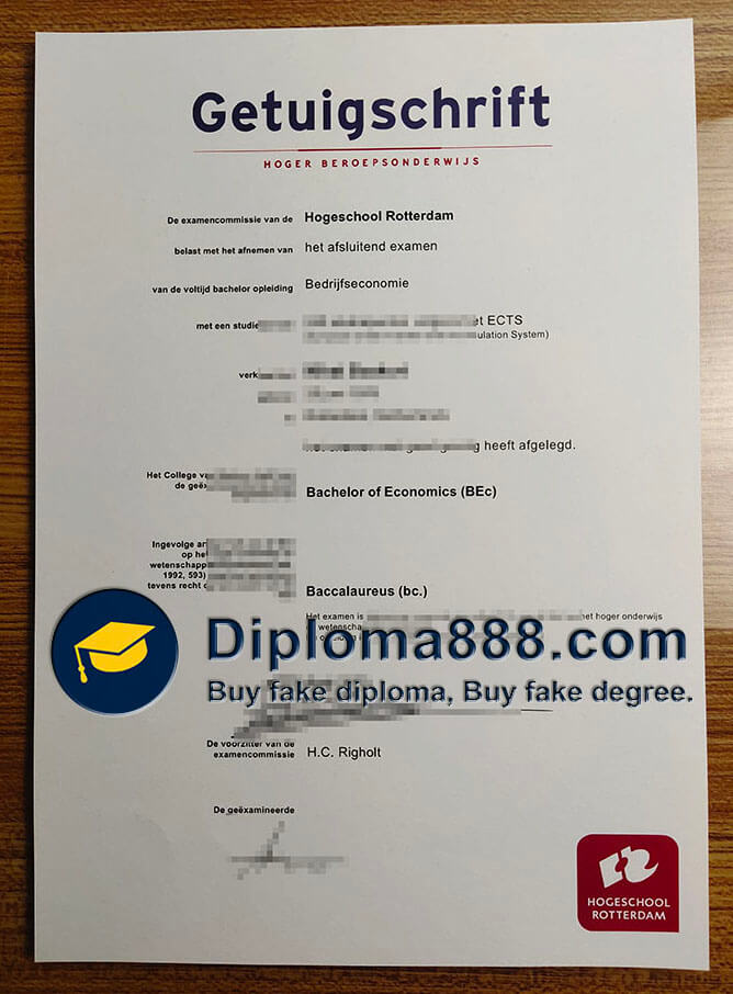 Hogeschool Rotterdam diploma