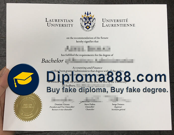 Laurentian University diploma