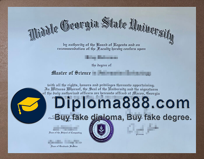 Middle Georgia State University diploma