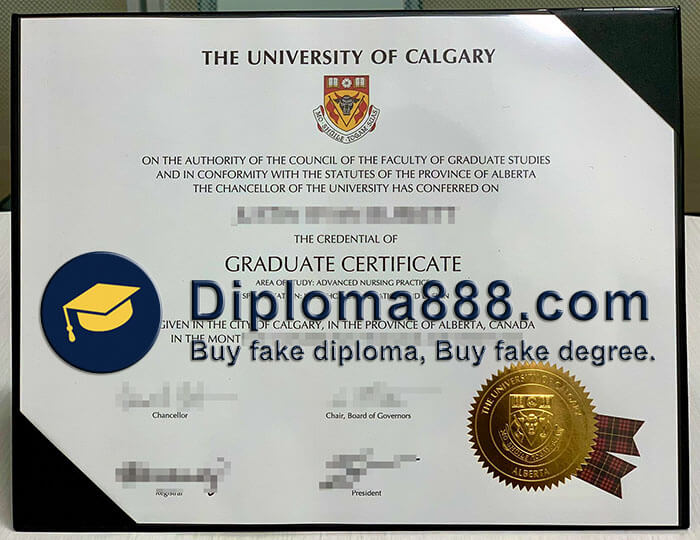 University of Calgary diploma